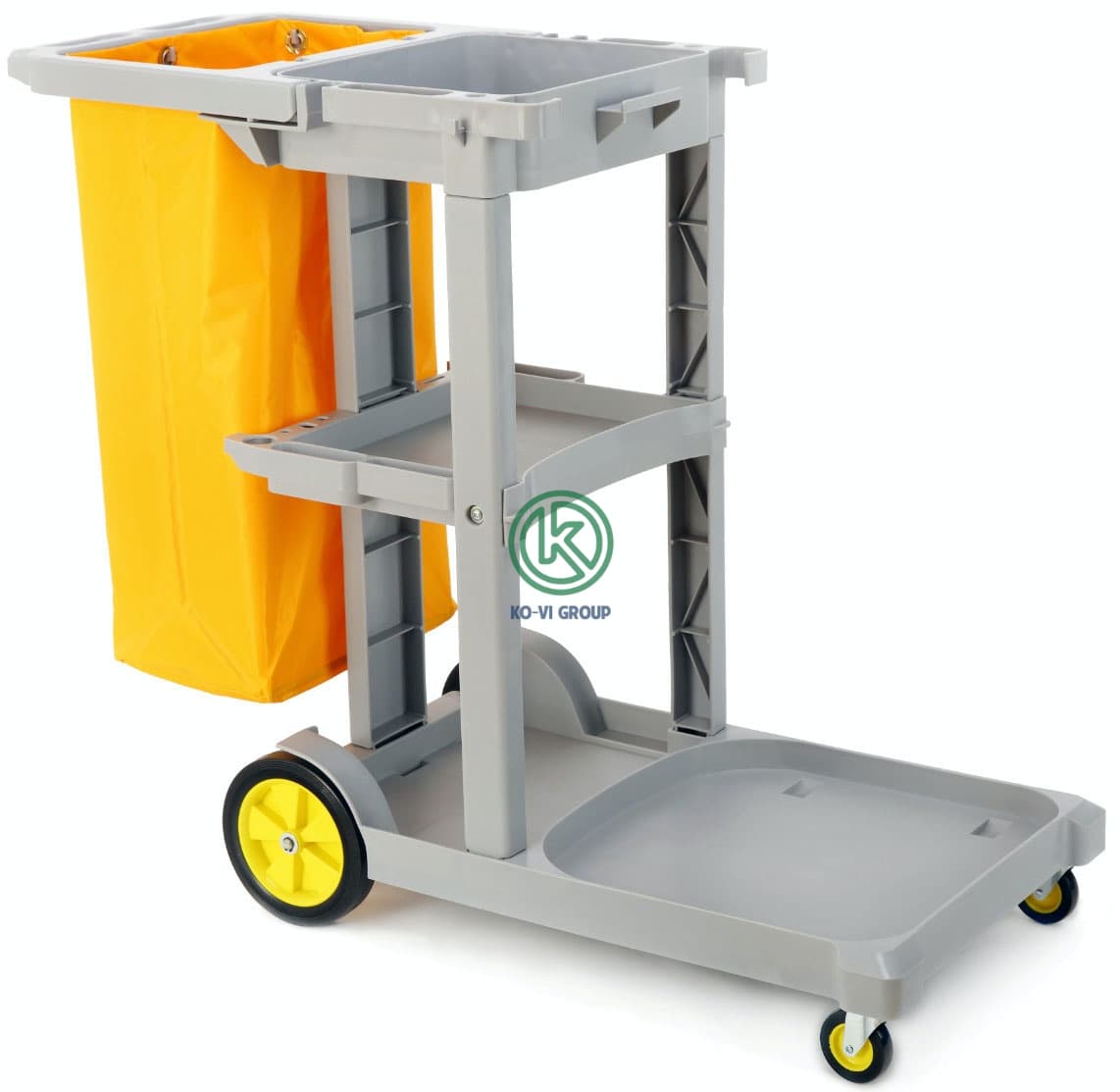 Bánh xe Lớn  của xe làm vệ sinh chữ L