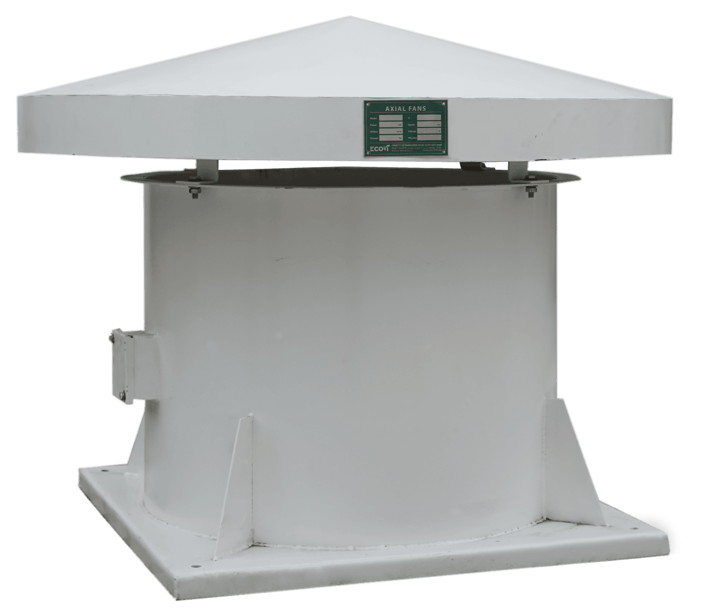 ECA-5-NoD: quạt hướng trục hút mái truyền động trực tiếp