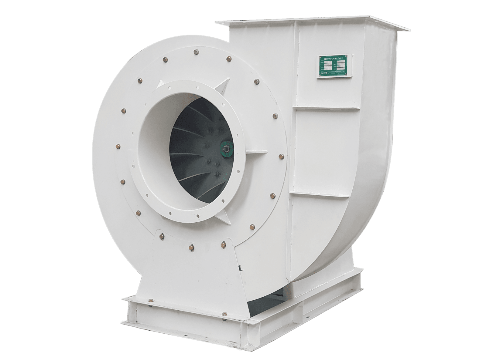 ECC-3-NoD: Quạt ly tâm hút khí, bụi truyền động trực tiếp